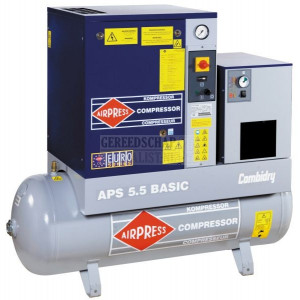 AIRPRESS 400V schroefcompressor combi dry APS 5.5 basic